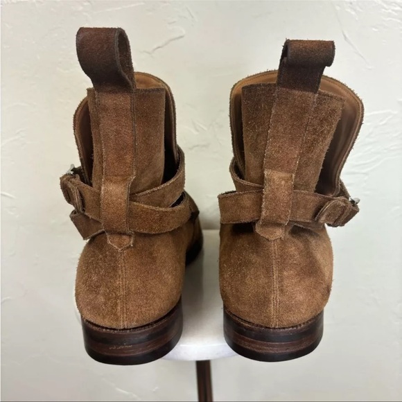 MEERMIN Men's Brown Rust Rapello Suede Boots - Size 11 - Picture 5 of 8